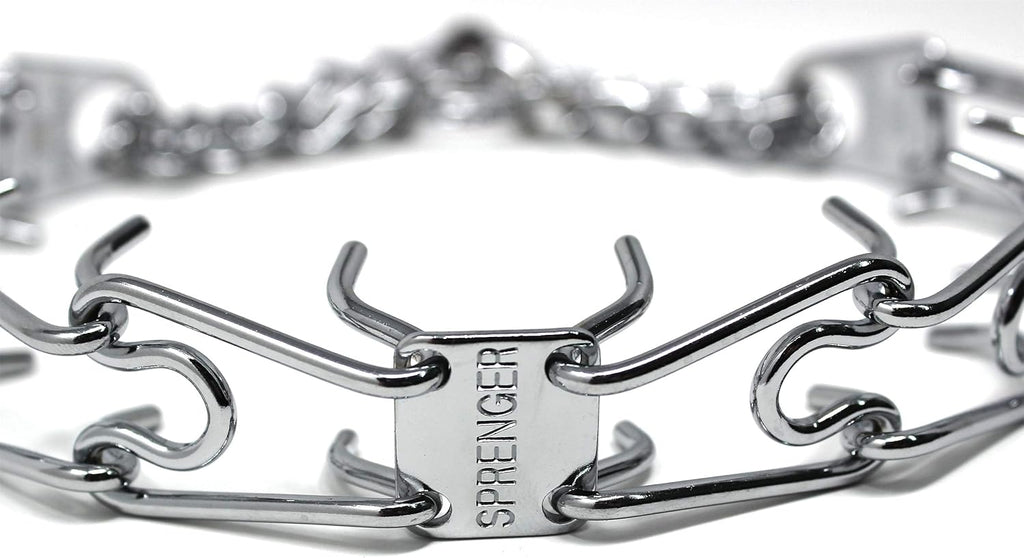 Herm Sprenger Prong Dog Training Collar Chrome Steel Anti Pull Adjustable