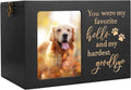 Large Wooden Pet Memorial Urn with Photo Frame Keepsake Box for Dog or Cat