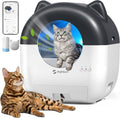 Self Cleaning Cat Litter Box 76L Smart App Control Quiet Multi-Cat